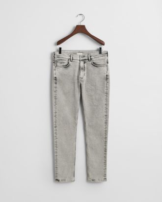GANT Teens Teen Boys Slim Fit Jeans (134) GREY WORN IN