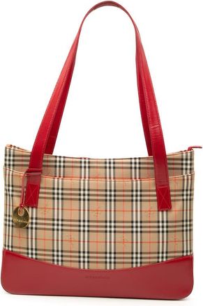 Burberry Pre-owned Burberry Haymarket Check Canvas Tote Ladies 1VUXADRS5ZJL42LC
