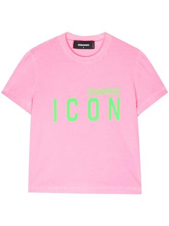 Dsquared2 Katoenen T-shirt - Roze