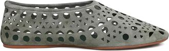 Alaia Vienne Suede Slippers