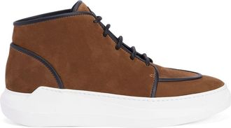 Giuseppe Zanotti Buvel high-top sneakers - men - Suede/Fabric/Rubber - 44 - Brown