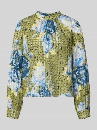 Rich & Royal Regular Fit Bluse mit Seiden-Anteil in Hellgruen, Größe 34