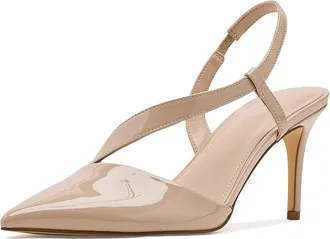 Calvin Klein Jistine Womens Shoes Taupe Patent : 5.5 M, Leather