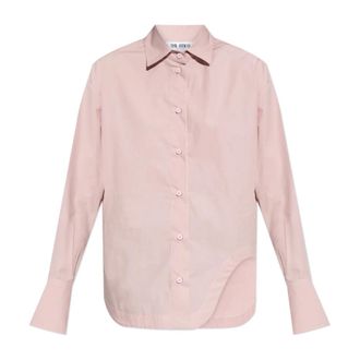 The Attico Shirts, female, Pink, Size: 2XS Cotton shirt