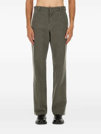 Aspesi side-pocket cotton trousers - men - Cotton - 48 - Grey