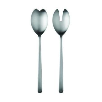 Mepra Linea Salad Serving Set - 2 Pieces in Ice Silver at Nordstrom