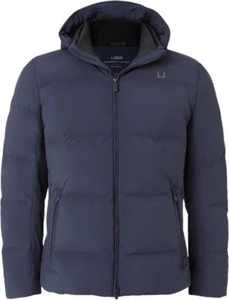 UBR Donzen Jas Navy met Primaloft Panelen - Heren - Gewatteerde jassen - Blauw - 2XL - Leer - Jassen
