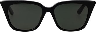 Alexander McQueen Am 0556S Zonnebril - Dames - Zonnebrillen - Zwart - 53 MM - Nylon - Accessoires