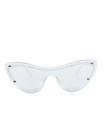 Alexander McQueen Eyewear Zonnebril zonder montuur - Zilver