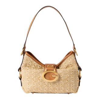 Guess Shoulder Bags, female, Beige, Size: ONE SIZE Camden Shoulder Bag