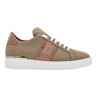 Philipp Plein Heren, Schoenen, Beige, Maat: 45 EU Leer