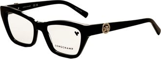 Longchamp Womens 51 mm Black Opticals