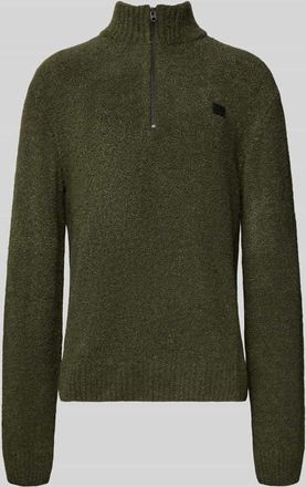 G-Star Strickpullover mit Label-Detail in Anthrazit, Größe XL