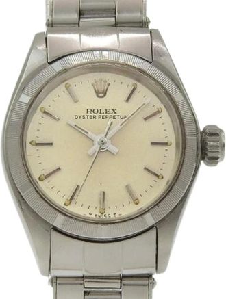 Rolex Pre-owned Vintage Horloge - Dames - Vintage Horloges - Grijs - ONE Size - Vintage