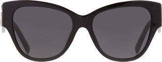 Dolce & Gabbana Dark Grey Cat Eye Ladies Sunglasses DG4449 501/87 54