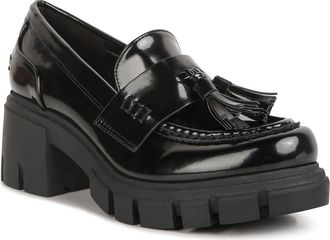 London Rag Jonah Tassel Loafer Pump in Black at Nordstrom Rack, Size 5