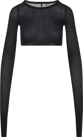 Rick Owens Ls Crop Top
