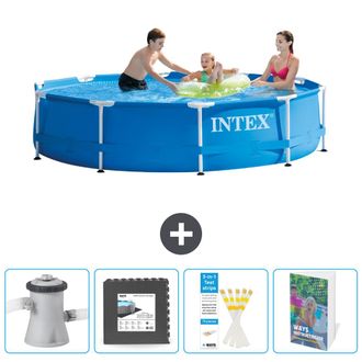 Intex Piscina Con Estructura Redonda - 305x76 Cm - 7-piezas Scb131