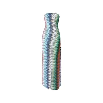 Missoni Maxi Dresses, female, Multicolor, Size: XS Long Cover Up