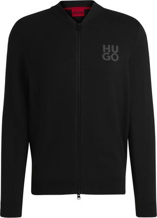 HUGO BOSS Truien & Vesten, Heren, Zwart, XL, Stijlvolle Cardigan voor Mannen
