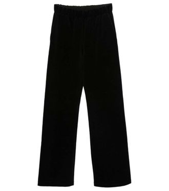 Golden Goose Black Wide Leg Waistband Trouser