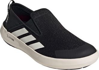adidas Terrex Boat Slip-On Shoe in Black/Chalk White/Orange at Nordstrom Rack, Size 10.5