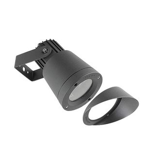 Netlighting Hubble 1 Light Outdoor Spotlight Urban Grey IP65 GU10