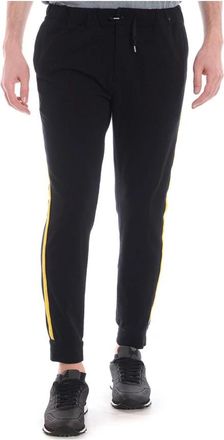 Daniele Alessandrini Zwarte Trucco Broek - Heren - Sweatpants - Zwart - XS - Katoen - Broeken