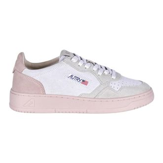 Autry Medalist Low Sneaker - Dames - Sneakers - Roze - 38 EU - Leer - Schoenen