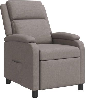vidaXL Recliner Topo Tela Vidaxl
