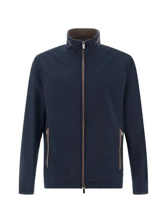 Paul & Shark Deep Navy Giubbotto Typhoon High Collar Jacket