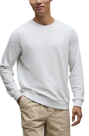 Barefoot Dreams Crewneck French Terry Sweatshirt in Heather White at Nordstrom, Size Xx-Large