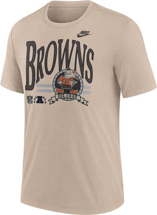 Nike Cleveland Browns Rewind Nike Mens NFL T-Shirt in Brown | NJFD05Y93V-KCB