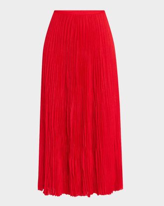 Proenza Schouler Rosalyn Pleated Jersey Skirt
