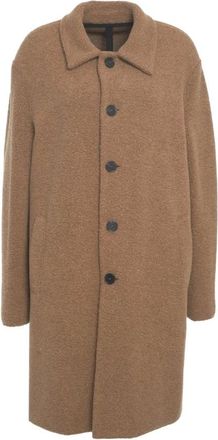 Harris Wharf London Hombre, Abrigos, Marrón, Talla: L