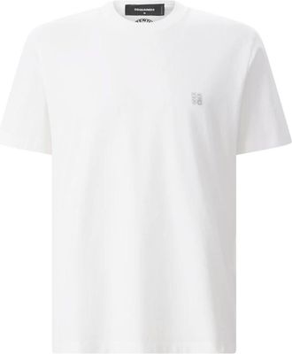 Dsquared2 Uomo, Top, Bianco, M, new