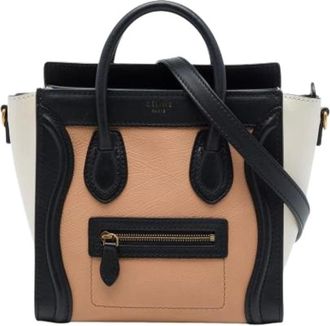 Celine Pre-owned Luggage Tote - Dames - Vintage Shopper - Veelkleurig - ONE Size - Leer - Vintage