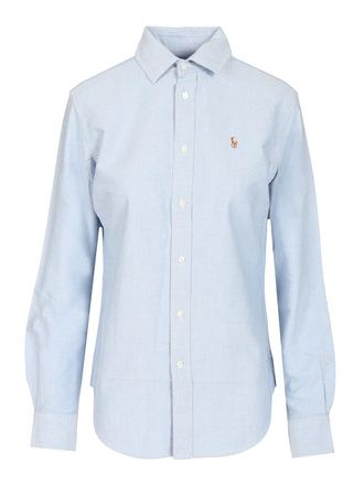Polo Ralph Lauren Oxford Shirt Shirts Light Blue-Donna