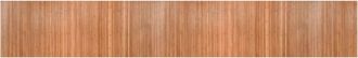 vidaXL Alfombra Rectangular Bamb&uacute; Color Natural 80x500 Cm Vidaxl