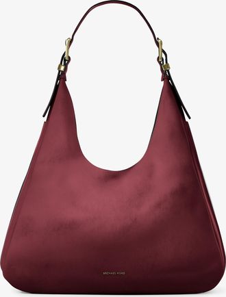 Michael Kors Nolita Large Nubuck Hobo Shoulder Bag