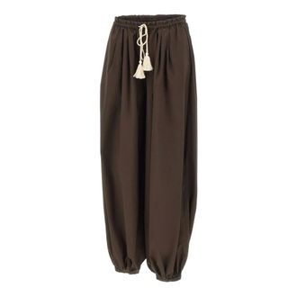 The Garment Wide Trousers, female, Brown, Size: 3XS Bazaar Pants