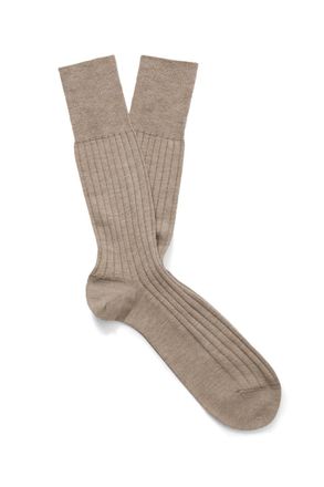 Falke No 2 Ribbed Cashmere-Blend Socks