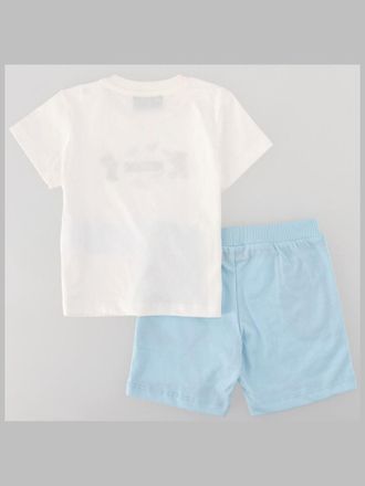 Moschino Multicolour Motif T-Shirt and Shorts Set - Multicolor