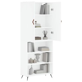 Berkfield Home Highboard White 69.5x34x180 cm Engineered Wood