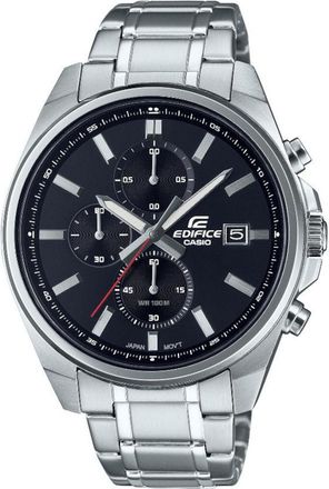 Casio Edifice Mens Silver Watch EFV-610D-1AVUEF Stainless Steel (archived) - One Size