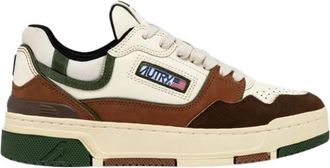 Autry Leren sneakers met su&egrave;de inzetstukken - Heren - Sneakers - Veelkleurig - 37 EU - Su&egrave;de - Schoenen