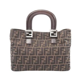 Fendi Pre-owned Handbags, female, Brown, Size: ONE SIZE Pre-owned Vintage Handbag