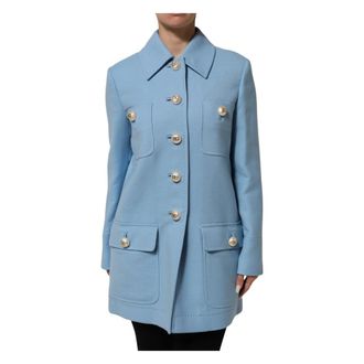 Dolce & Gabbana Mujer, Abrigos, Azul, Talla: 2XS