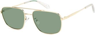 Polaroid PLD 4214/G/S/X Asian Fit Polarized PEF/UC Mens Sunglasses Gold Size 59