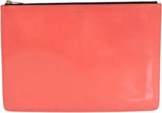 Celine Pre-owned Leather celine-bags - Dames - Vintage Clutch - Roze - ONE Size - Leer - Vintage